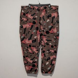 Michael Jordan Brown Jogger Pants Size 2X
